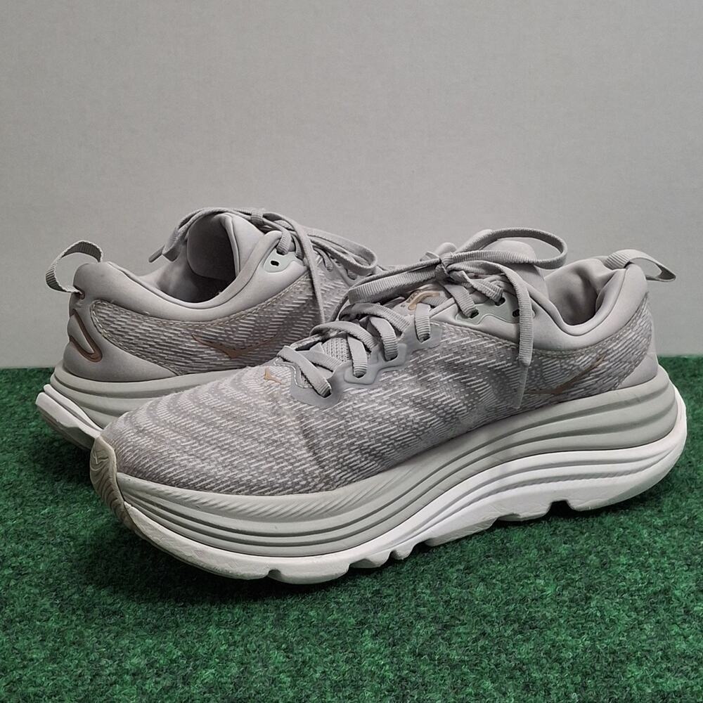 Hoka One Gaviota 5 Wide Women's Size 9.0D Harbor Mist Rose Gold Running Shoes - Picture 3 of 9